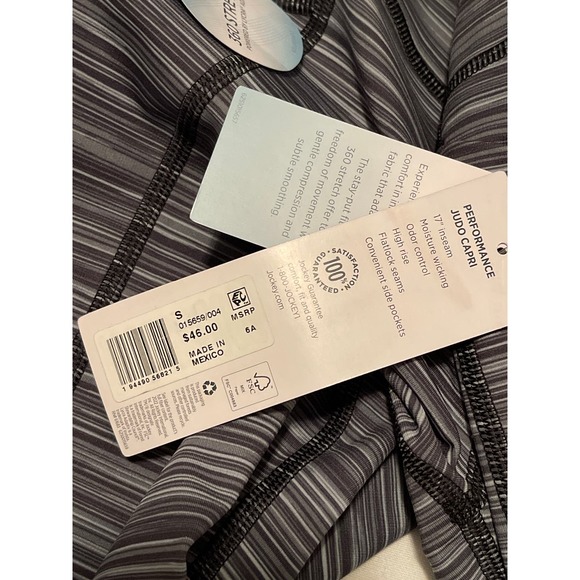 NWT Jockey Cropped leggings 360 stretch Women Sz S NWT - Picture 4 of 10